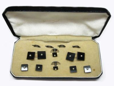 Costume Dress Studs & Cufflinks Set