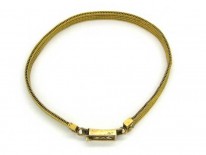 18ct Gold Woven Mesh Bracelet