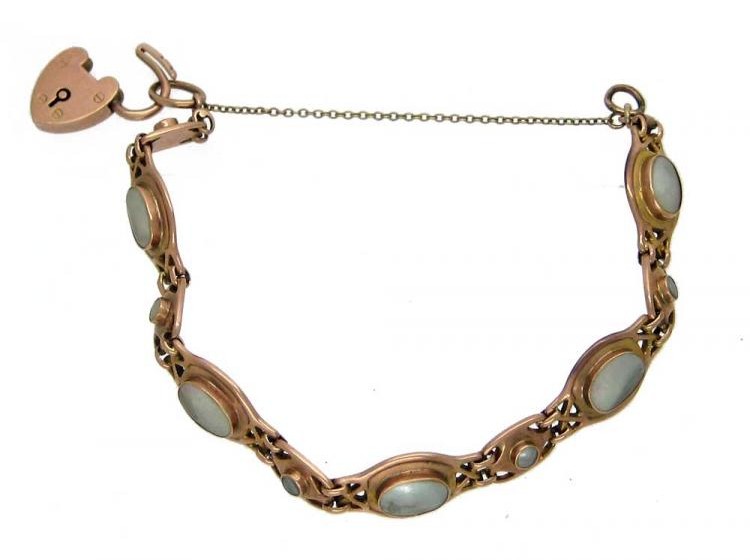 Art Nouveau Blister Pearl Bracelet