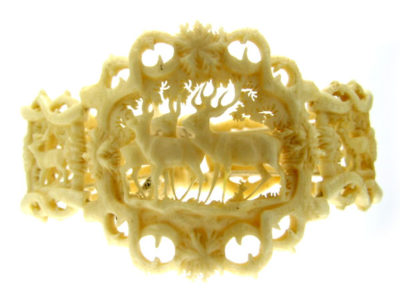 Bone Stag Bangle
