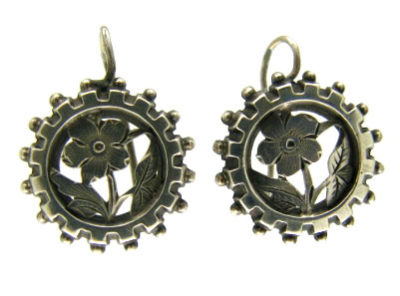 Silver Flower Earrings