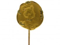 18ct Gold Lady's Head Tie Pin