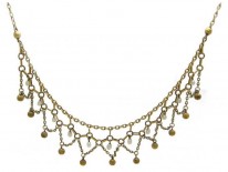 15ct Gold & Pearl Necklace