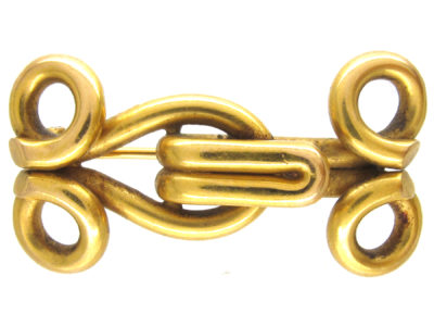 French Novelty Hook & Eye Brooch