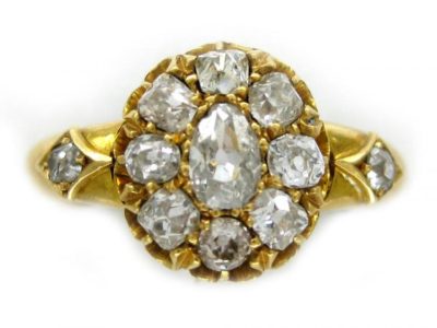 Diamond Cluster Ring