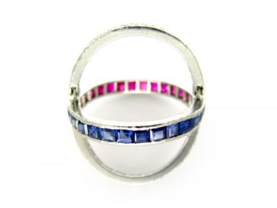 Sapphire, Diamond & Ruby Ring