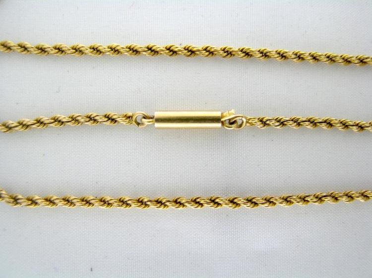 15ct Gold Twisted Chain