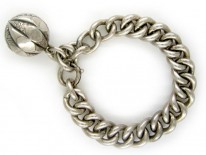 Curb Link Ball Bracelet