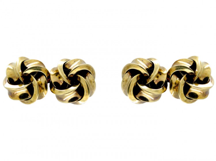 14ct Gold Knot Cufflinks