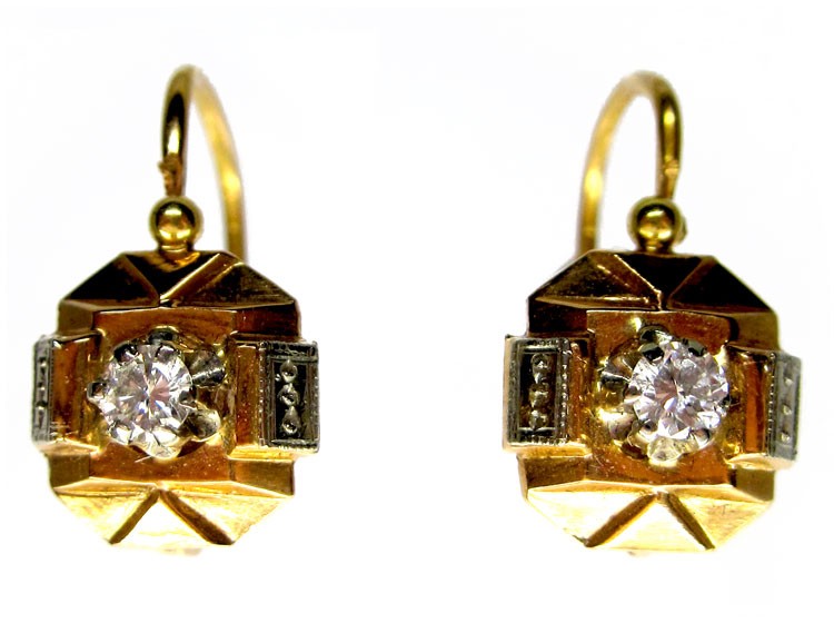 18ct French Earrings