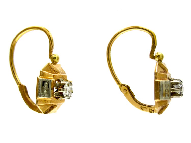 18ct French Earrings