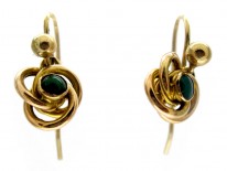 Turquoise 9ct Coil Earrings