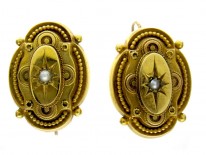 Victorian 15ct Gold Earrings