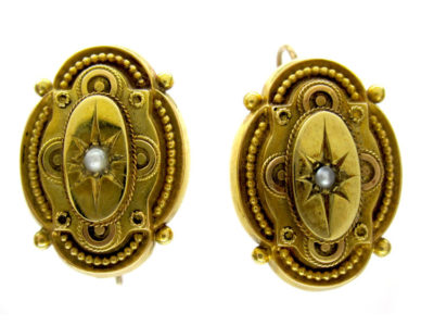 Victorian 15ct Gold Earrings