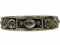 Silver Celtic Design Armband attributed to the Artificer's guild