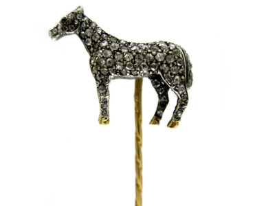 Diamond Horse Tie Pin