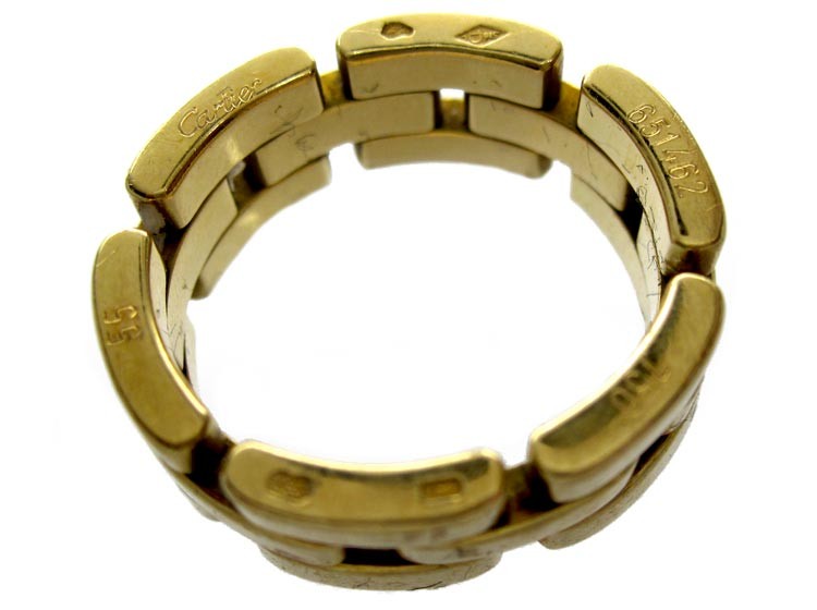 Cartier Brick Effect Ring