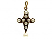 Pearl 15ct Gold Cross