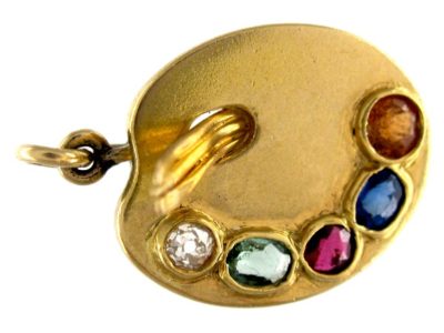 Artist’s Pallette Gold Charm