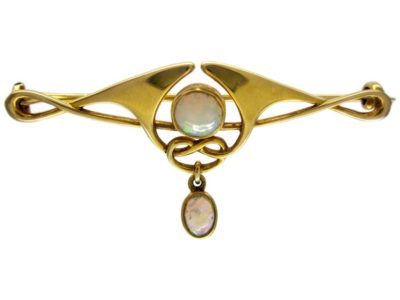 Murlle Bennett 15ct Opal Set Brooch