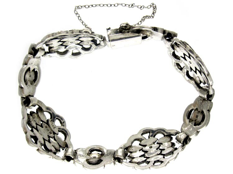 Marcasite & Silver Art Deco Bracelet