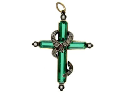 Georgian Silver Paste Cross