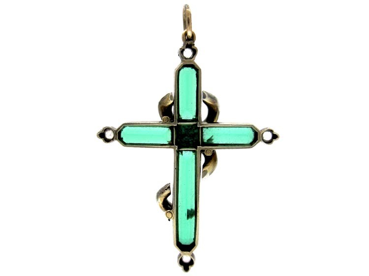 Georgian Silver Paste Cross