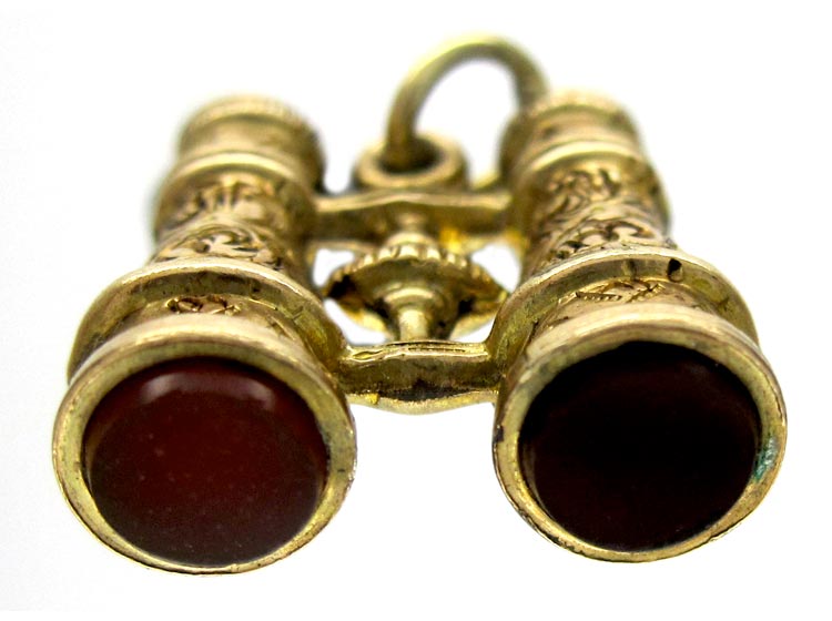 Binoculars Charm (309B) The Antique Jewellery Company