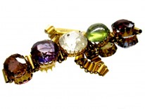 Multi Gemstone Gold Bracelet