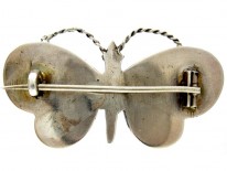 Scottish Silver Butterfly Brooch