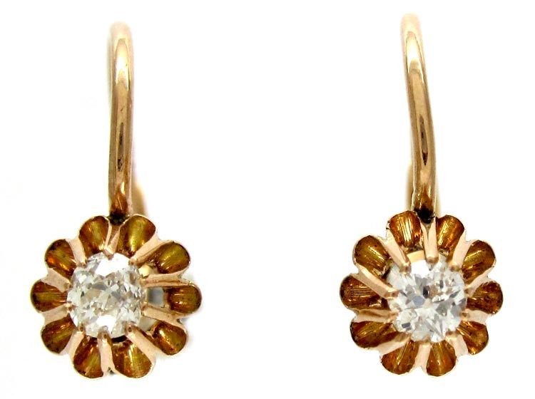 Diamond 18ct Gold Earrings