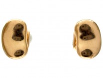 Tiffany & Co. Gold Kidney Bean Cufflinks