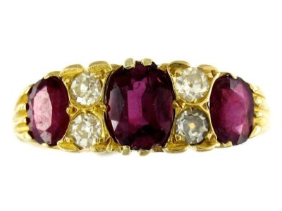Edwardian Ruby & Diamond Ring