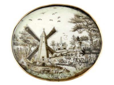 Georgian Hair Brooch