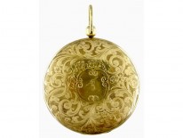 Large 18ct Gold Victorian Locket