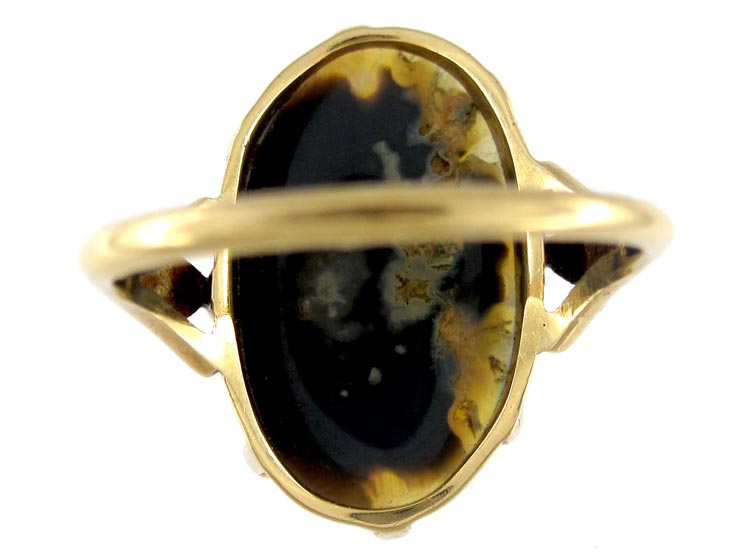 Large Edwardian Opal Ring (656B) | The Antique Jewellery Company