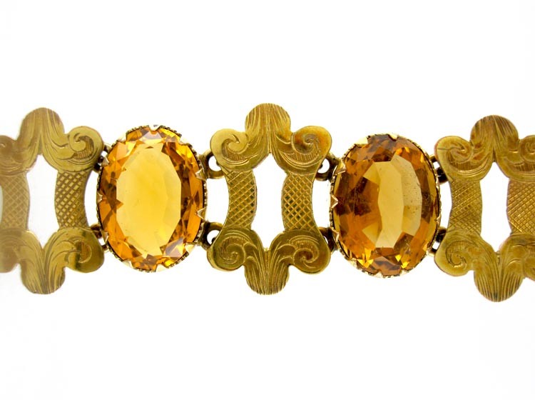 15ct Gold & Citrine Bracelet