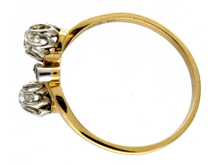 Diamond Art Nouveau Ring