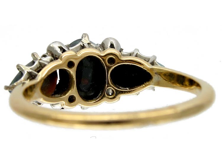 Black Opal 18ct Gold Ring