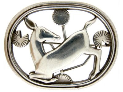 Georg Jensen Fawn Brooch