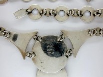 Silver Mexican Necklace by Rodriguez