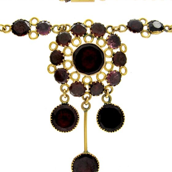 Regency Almandine Garnet Necklace