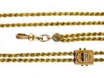 Pinchbeck & Gold Guard Chain