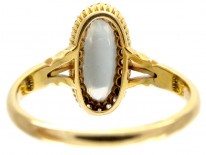 Moonstone & Diamond Edwardian Ring