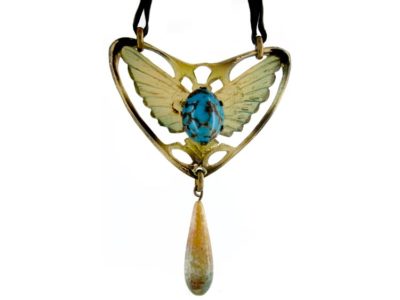 George Pierre Carved Horn Pendant