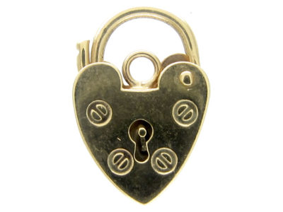 Gold Padlock Charm