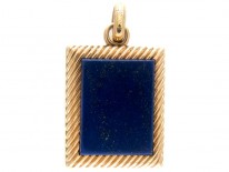 Lapis Lazuli Gold Locket