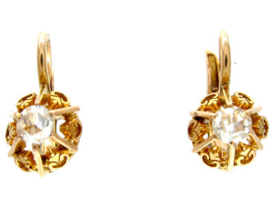 Rose Diamond Earrings