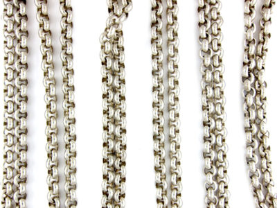 Victorian Silver Guard Chain