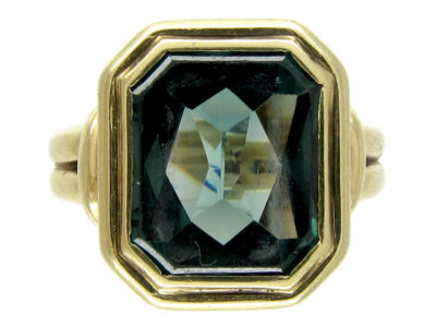 Tourmaline Gold Ring